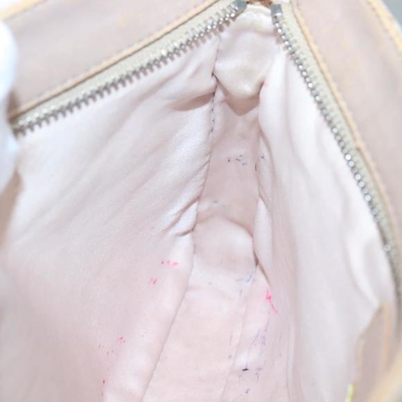 CHANEL New Travel line Pouch Nylon Pink CC Auth bs25855